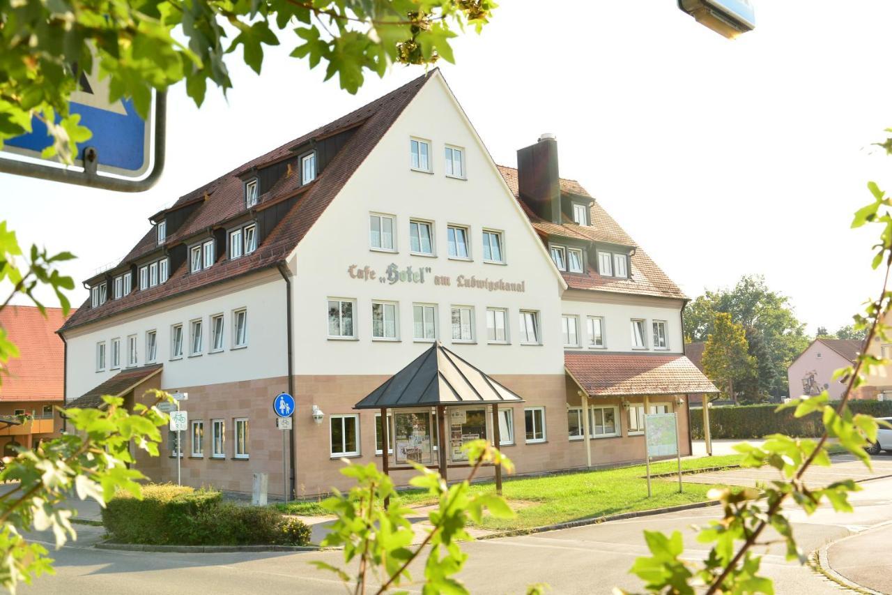 Hotel Am Ludwigskanal Wendelstein Exterior photo